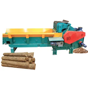 Forestry Machinery Firewood Processor Tree Cutting Machine / Drum Wood Chipper Equipment Wooden Chipping Machine