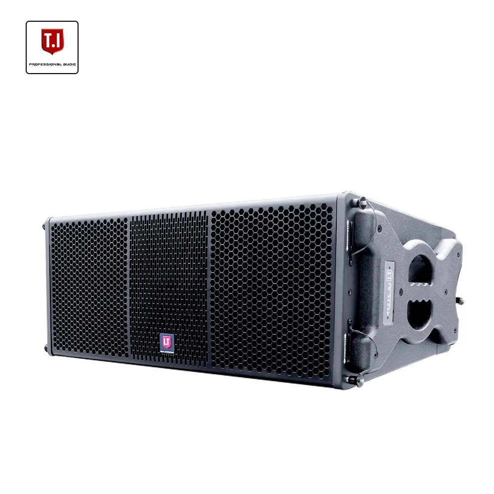 Passief Aangedreven Professionele Basspeaker Stereo Dj Stage Performance Line Array Systeem Dual 12 Inch Drieweg Geluidspeakers