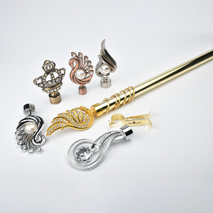 Nouvelle <span class=keywords><strong>Tringle</strong></span> à <span class=keywords><strong>Rideau</strong></span> Décorative en Métal, Extensible et Ajustable, Style Roman - Product Image 5