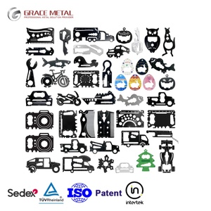 Tarjeta Multiherramienta Promocional Corporativa para la Industria <span class=keywords><strong>Inmobiliaria</strong></span>, Multifuncional, de Acero Inoxidable, con Logotipo Personalizado, Impresión en Serigrafía - Product Image 1