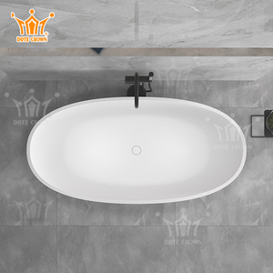 Baignoire autoportante en acrylique au design moderne, écologique, portable, pour bains relaxants, hôtels, accessoire de drainage, garantie <span class=keywords><strong>SICO</strong></span> de 5 ans - Product Image 4