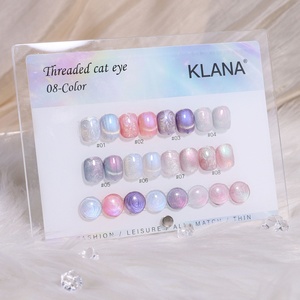 Nuevo Estilo, Esmalte de Uñas en Gel Efecto Ojo de Gato, No Tóxico, 15ml, 8 Colores, Set de Esmalte de Uñas Magnético UV, Suministros Personalizados - Product Image 6