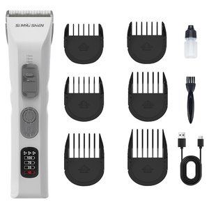 เครื่องโกนหนวดไฟฟ้าไร้สาย SiMAiSHEN สำหรับผู้ชาย ใบมีดเซรามิก แบตเตอรี่ 2200mAh ควบคุมผ่าน<span class=keywords><strong>แอ</strong></span><span class=keywords><strong>ป</strong></span>พลิเคชัน - Product Image 1