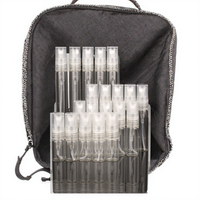 Flacons vaporisateurs d'échantillons de parfum en verre 2ml 3ml 5ml 10ml, rechargeables, pour voyage, avec bouchons à vis