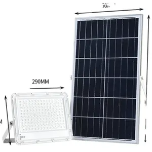 Hochwertiges professionelles wasserdichtes Ip67 25/40/60/100/200/300w LED-Solar-Überflutungslicht ABS für Garten im Freien