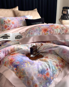 Venta al por mayor Hotel <span class=keywords><strong>100</strong></span>% <span class=keywords><strong>algodón</strong></span> <span class=keywords><strong>Comprar</strong></span> en línea Ropa de cama ajustada Juego <span class=keywords><strong>Sábanas</strong></span> Funda Nórdica - Product Image 3