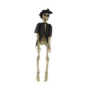 Decoración Navideña, Esqueleto Humano Colgante de Cuerpo Completo con Articulaciones Móviles, Manualidades de Plástico para Fiestas de Halloween - Product Image 5