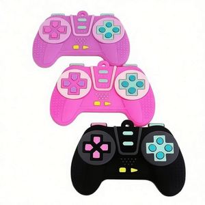 Vente directe usine : Jouet souple pour bébé, anneau de dentition en silicone de qualité alimentaire, avec boutons de manette de jeu, pour une stimulation ludique et ludique - Product Image 2