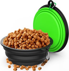 Ciotola per cani <span class=keywords><strong>con</strong></span> logo personalizzato in fabbrica ciotole pieghevoli per animali domestici piatto di irrigazione per alimenti per animali domestici per il parcheggio a piedi 13 oz - Product Image 6