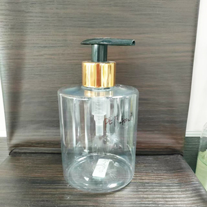 Botella Cosmética PET de 400 ml con Bomba Dorada para Hotel de Alta Gama, Desinfectante de Manos, Champú, Loción, Sérum para el Cuidado de la Piel y Perfume - Duradera - Product Image 1