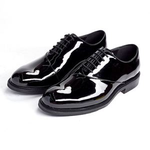 Luxurious Shiny Men's Oxford Dress <b>Shoes</b> Made Genuine Leather Simple Design Trendy Wedding Style <b>Height</b> <b>Increasing</b> Waterproof - Product Image 5