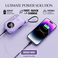 Dernier modèle de batterie externe portable 22,5 W avec une capacité réelle de 20 000 mAh, charge super rapide, sortie Type C, Powerbank 10000