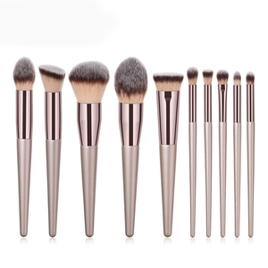 IStapromo Gifts - Juego de Brochas de Maquillaje de Lujo Color Champán, 10 Piezas, Pelo Suave, 14 Piezas, 18 Piezas, 20 Piezas, Brochas de Maquillaje de Alta Gama Profesionales - Product Image 6