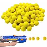 Billes de paintball en mousse PU colorées de 23 mm, personnalisées en usine, mini balles en plastique souple pour le tir en extérieur pour fusils de paintball