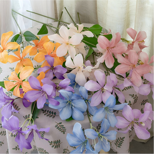 Flores Artificiales de Lirio de Llama de Nuevo Diseño, Flores de Seda para Decoración del Hogar o Decoración de Bodas - Product Image 2