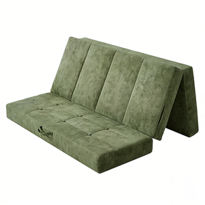 Canapé-lit convertible moderne Sandcastle avec rembourrage en tissu pour appartement et hôtel - Product Image 4