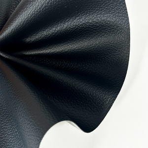 <span class=keywords><strong>Pas</strong></span> <span class=keywords><strong>cher</strong></span> Brillant Noir Lichi 0.6mm Synthétique Faux Pvc Sellerie <span class=keywords><strong>Cuir</strong></span> pour Siège Auto - Product Image 3