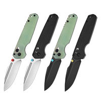 EDC Klappmesser mit D2-Klinge, G10-Griff und Kugellager – Taschenmesser für Camping, Wandern und Survival