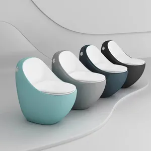 신제품 라운드 매트 컬러 현대 원피스 화장실 욕실 WC 화장실