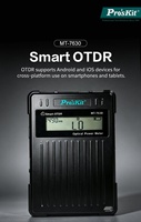MT-7630 Smart OTDR dengan Wifi dan Bluetooth untuk Perangkat Android dan iOS untuk OTDR OPM Break Point dan dengan Sumber Sinar untuk Insinyur