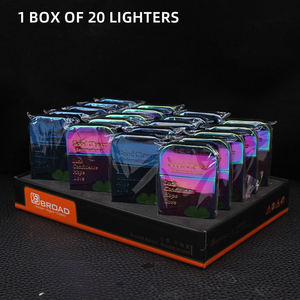 BD BD-311-<span class=keywords><strong>5</strong></span> trèfle à quatre feuilles conception coupe-vent métal <span class=keywords><strong>butane</strong></span> allume-cigare Portable Style moderne Logo personnalisé Option pour - Product Image 5