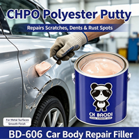 Mastic polyester CHPO direct usine pour réparation de carrosserie automobile, mastic de finition avec durcisseur pour réparation de bosses et rayures de voiture