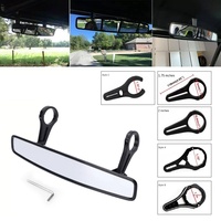 FLYQUICK Nouveau rétroviseur intérieur grand angle en verre exclusif transfrontalier pour buggies de plage, VTT/UTV et véhicules tout-terrain