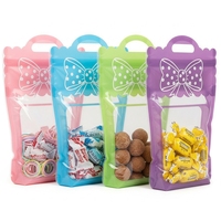 Sac debout imprimé personnalisé écrou collation fermeture éclair emballage alimentaire sac de bonbons réutilisable scellé sac à fenêtre transparente