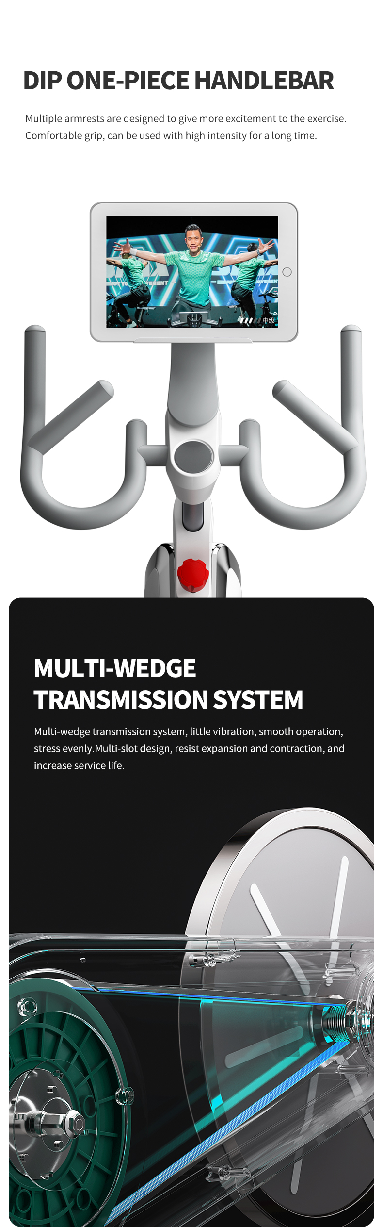 SGS certified YPOO Intelligent Fitness Equipment Source Factory gym spinning bike spinning bikes for sale