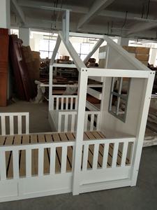 Bambini Mobili Camera Da Letto Per Bambini Letto di Casa Cornice Del Bambino Letto In Legno Massello Doppia Lettura Nook Letto - Product Image 4