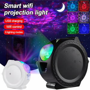 Smart WIFI Starry Sky Projection <b>Light</b> Water Pattern <b>Touch</b> <b>LED</b> Atmosphere <b>Light</b> 360 Degree Rotating Night <b>Light</b> for Kid Child - Product Image 4
