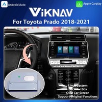 Boîtier décodeur portable Viknav Linux System Prado 2018-2021, écran 8 pouces, Mirror Link sans fil, Apple CarPlay, Android Auto, USB, tableau de bord 1