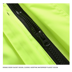 Gilet de sécurité d'hiver pour hommes OEM, classe 2 ANSI, imperméable, haute visibilité, vert, logo personnalisé, vêtements industriels, cyclisme - Product Image 6