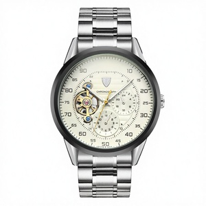Reloj de Lujo para Hombre, Modelo 8378-002, con Calendario, Acero Inoxidable, Mecánico Automático, Luminoso, Resistente al Agua, OEM - Product Image 4