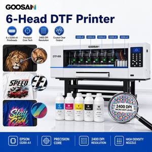 Impresora DTF Comercial de 6 Cabezales I3200 de 60cm A1, 8 Colores CMYK, Blanco Dual con Secador Agitador para Camisetas, Sudaderas y Lonas - Product Image 1