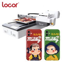 Unterstützung 15cm Dicke Locor UV6090 A1 UV-LED-Flach bett drucker für Geschenk box Stift becher Flaschen Drucken DTG zum Bekleidungs drucker
