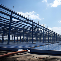 Nave Industrial Prefabricada de Acero, Estructura Metálica, Resistente a la Corrosión, Directo de Fábrica