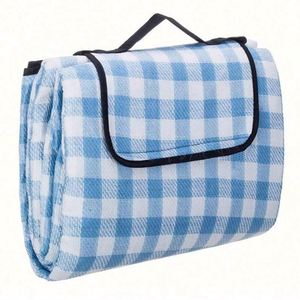 Bulk <b>Large</b> Square Custom Logo Outdoor Folding Carrier Oxford Sand Proof Waterproof <b>BBQ</b> Picnic Blanket Mat - Product Image 4