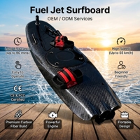 Planche de surf à moteur en fibre de carbone étanche certifiée CE, vitesse 65 km/h, couleur personnalisable, durable pour utilisation en mer, unisexe, pour débutants