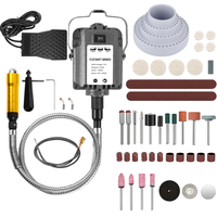 Machine de meulage rotative suspendue 110V, ponceuse électrique DIY, machine de gravure de bijoux 1200W 0,5-6,5MM
