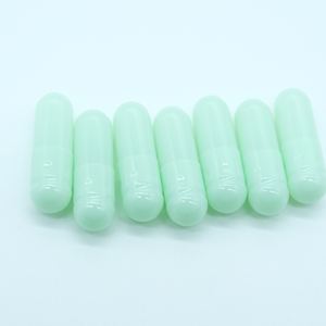Ilaç fabrikası yeşil renkler boş sert kapsül boyutu <span class=keywords><strong>0</strong></span> jelatin kapsül için sağlık ürünü - Product Image 5
