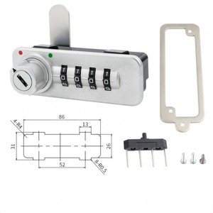 Serratura Digitale Meccanica YH3751 con Combinazione di Tasti, Alta <span class=keywords><strong>Sicurezza</strong></span> Antifurto per Armadietti e Cassetti, Costruzione in Lega di Zinco - Product Image 1