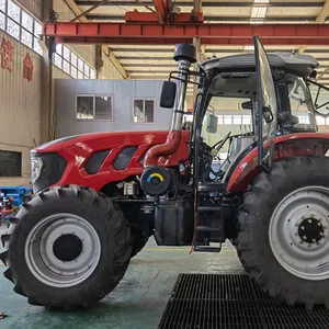 Machine agricole de Chine fournisseur de tracteur agricole Chalion tracteur à usage intensif 200HP tracteur agricole à quatre roues avec prix de remorque
