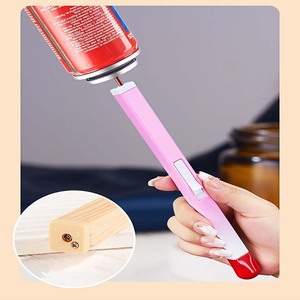 Sáng Tạo Windproof <span class=keywords><strong>Torch</strong></span> Lighter Red ngọn lửa que diêm hình dạng bơm lại nhẹ hơn - Product Image 4