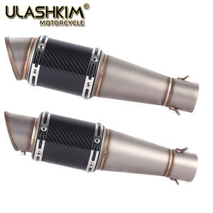 Échappement pour moto 36 ~ 51mm Universel Dirt Bike ATV Moto Silencieux d'échappement en fibre de carbone Escape <span class=keywords><strong>F800GS</strong></span> ADVENTURE R1200GS - Product Image 5
