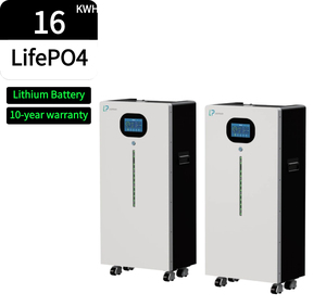 แบตเตอรี่ติดผนัง 15kWh/16kWh แบบ IP65 สามารถวางซ้อนกันได้ รองรับระบบไฮบริดกริดสำหรับบ้าน ใช้กับระบบกักเก็บพลังงานแสงอาทิตย์ลิเธียม - Product Image 1