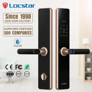Прямая продажа с завода Locstar, цилиндрическая дверная ручка Smart Number, ручка для ключей, интеллектуальная дверь с Wi-Fi-замком