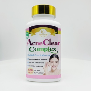 Tabletas Acne Clear Complex de DUOZI |   Fabricante de Suplementos para la Salud de la Piel de Marca Privada OEM - Product Image 2