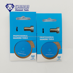 Disco da Taglio Popolare 2025 da 50mm 55mm, Lama Circolare Diamantata Sottile 0.6mm con Gambo Rotondo per Piastrelle in Ceramica - Product Image 3