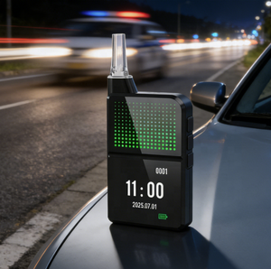 Alcoholímetro H3Pro con Sensor de Celda de Combustible, Tipo Tarjeta de Crédito/Débito - Product Image 1